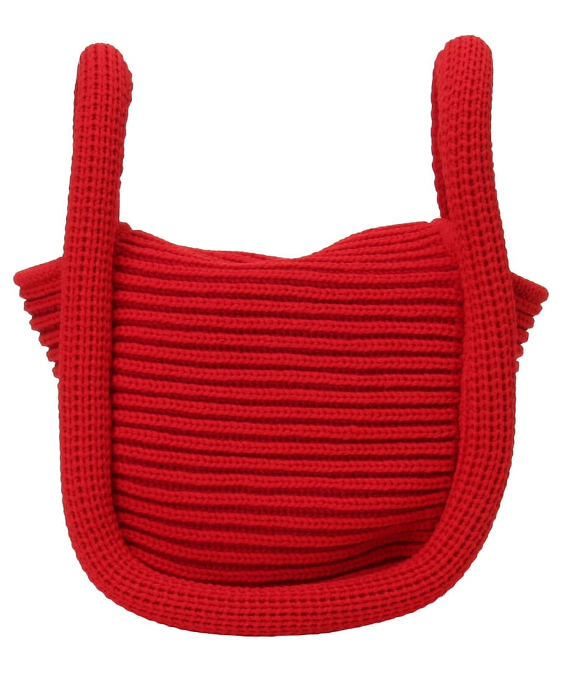 sponge striped hand bag | NKNIT 