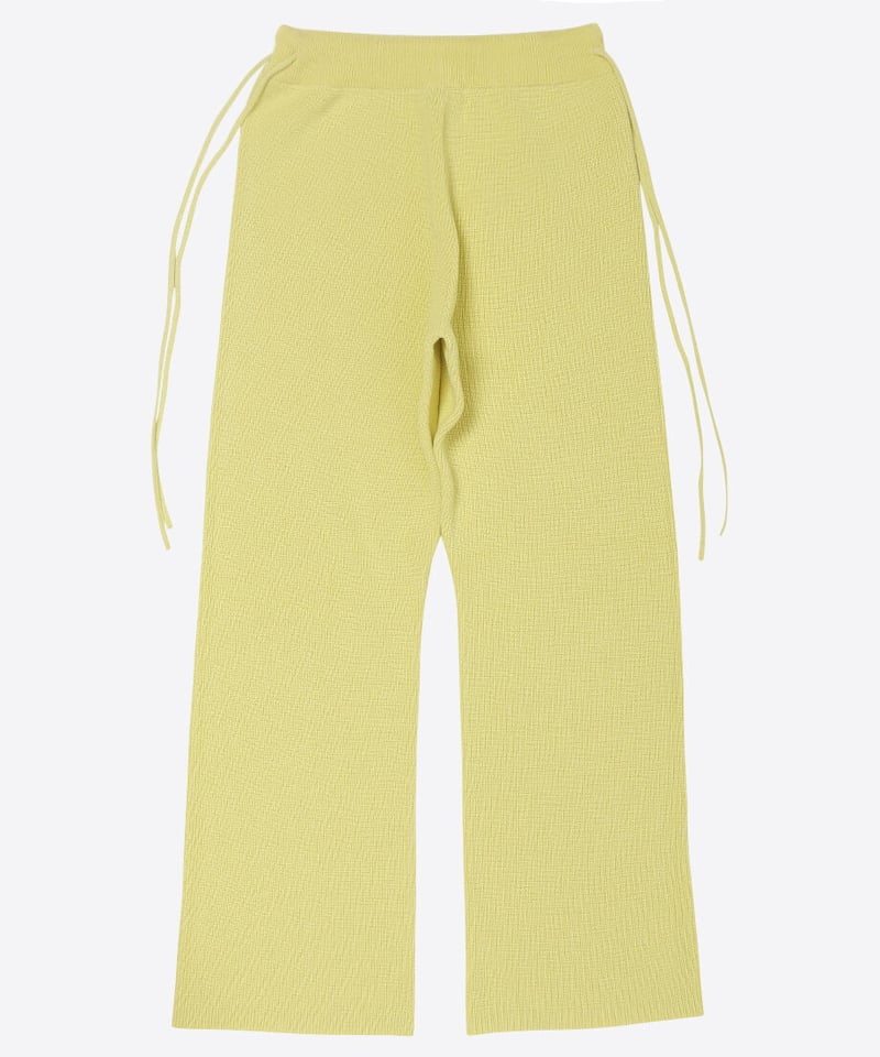 paper mix side string knit pants | NKNIT paper mix side string knit pants | NKNIT