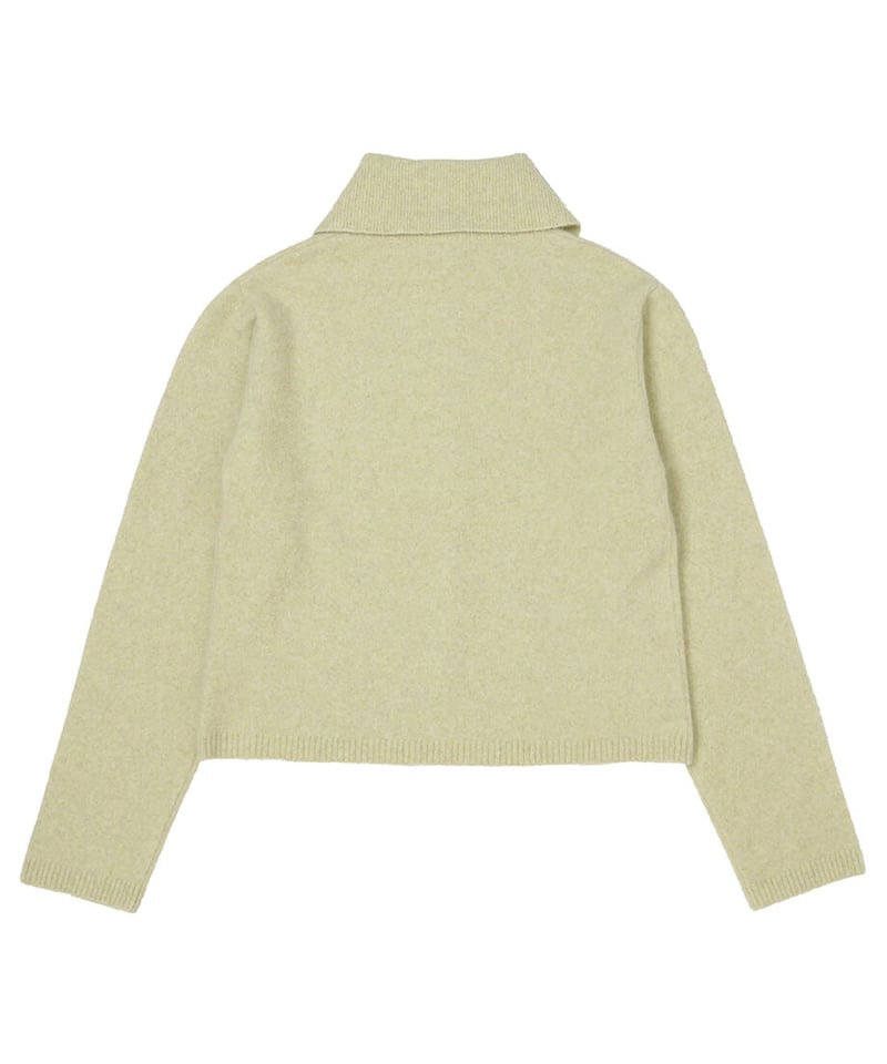 NKNIT fox mix sailor collar cardigan