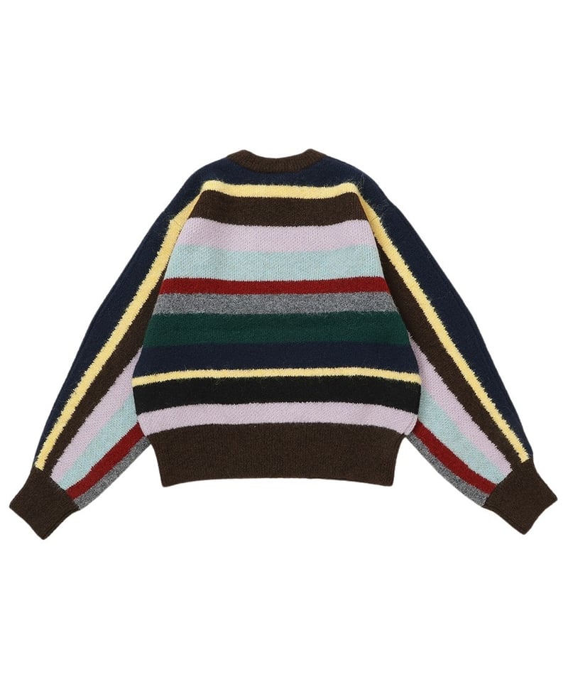 mulch color striped KNIT | NKNIT