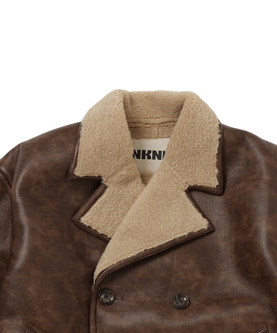 vegan mouton round jacket | NKNIT vegan mouton round jacket | NKNIT