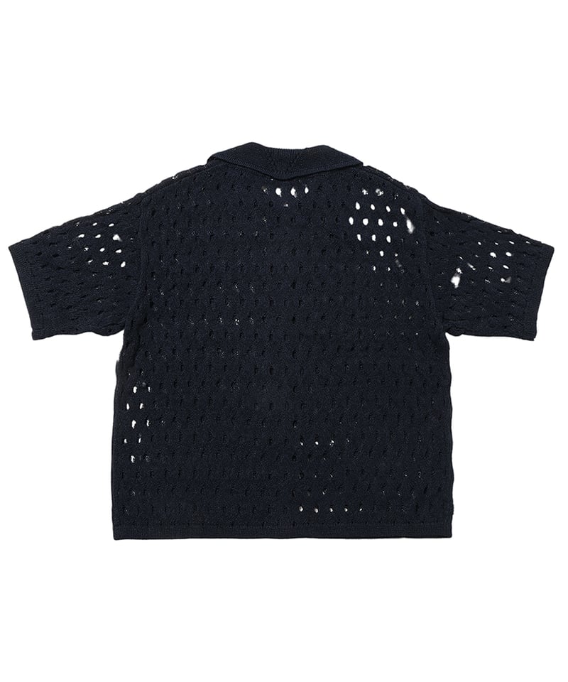 wave pattern KNIT shirt | NKNIT wave pattern KNIT shirt | NKNIT