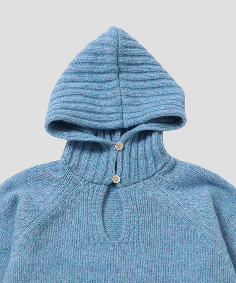 camel mix hooded KNIT | NKNIT