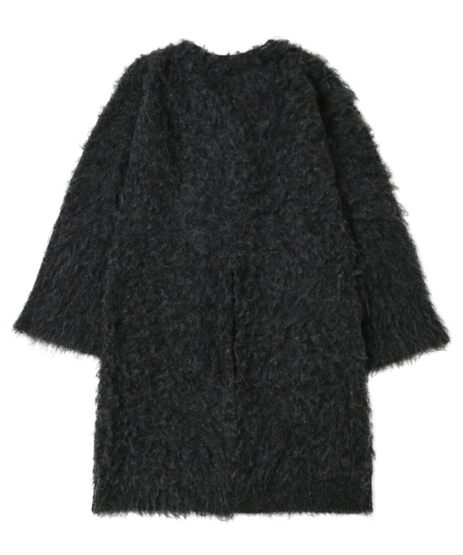shaggy long KNIT cardigan | NKNIT shaggy long KNIT cardigan | NKNIT