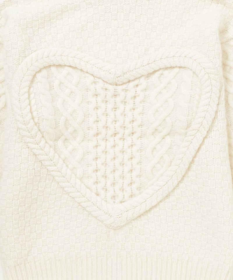 NKNIT / ♡cable 2way KNIT nknit ♡cable 2way KNIT