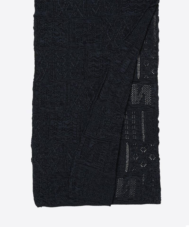 NKINT 完売品 cotton mesh pattern knit dress