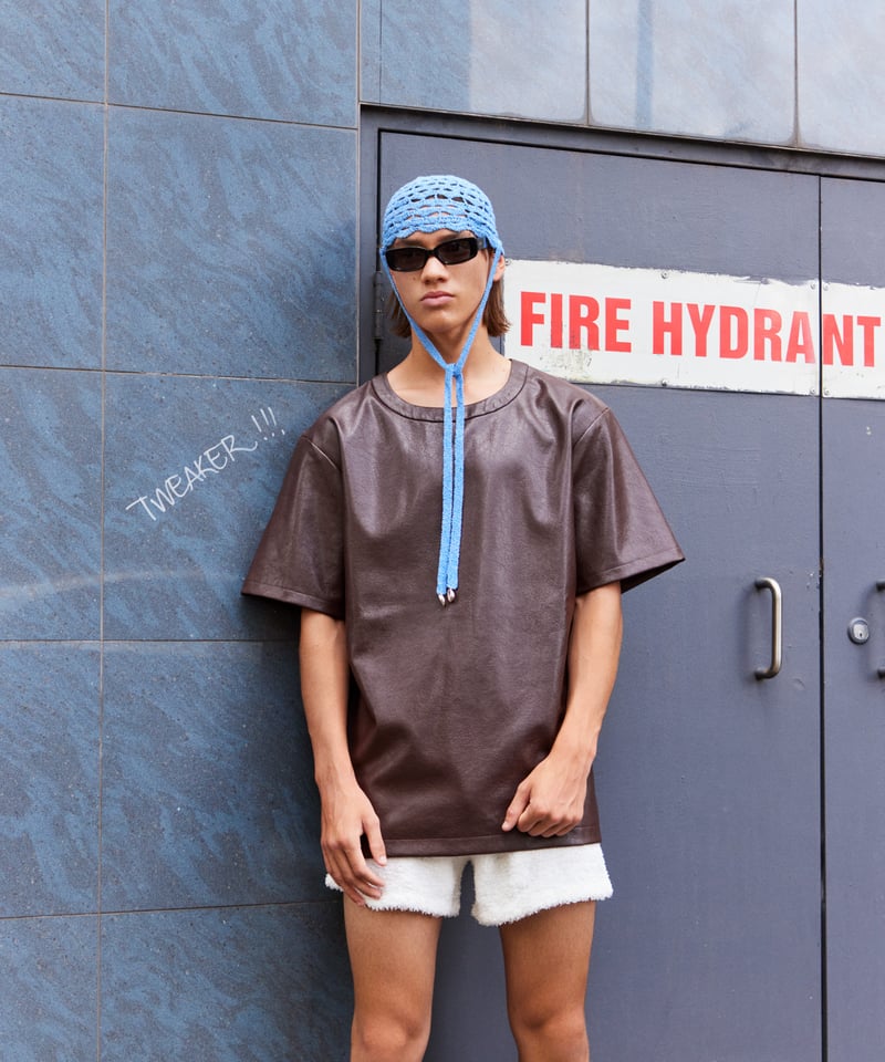 NKIT wave crochet KNIT cap