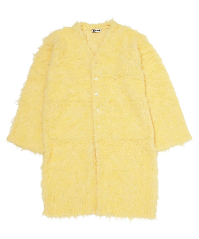 shaggy long KNIT cardigan | NKNIT shaggy long KNIT cardigan | NKNIT