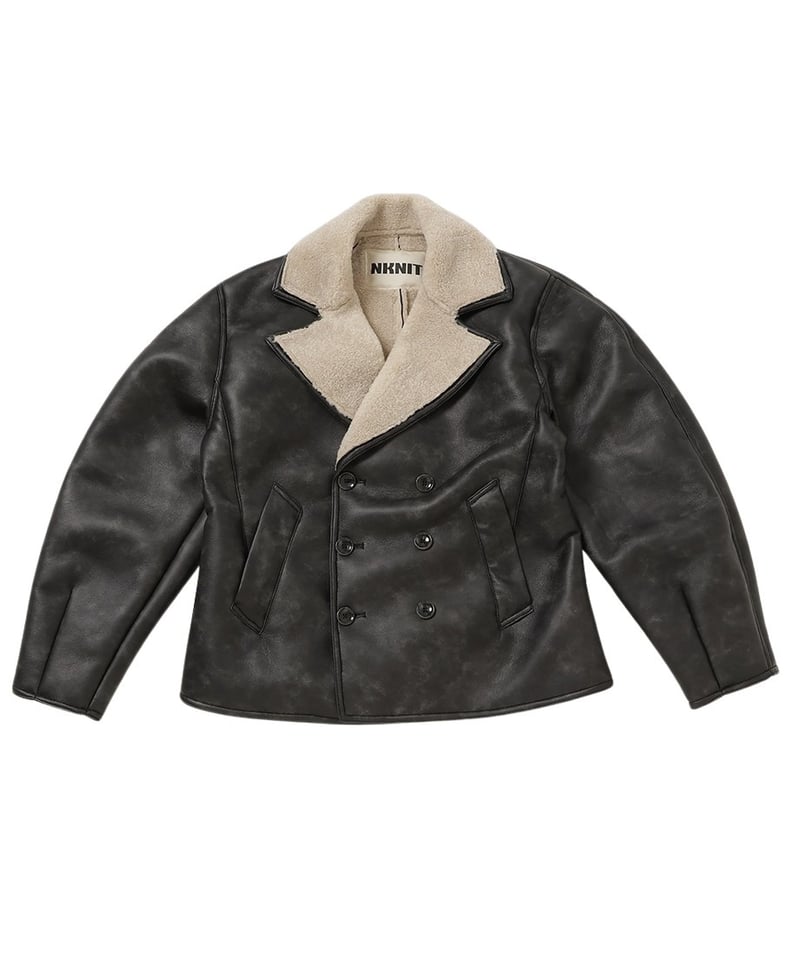 vegan mouton shaped jacket | NKNIT vegan mouton shaped jacket | NKNIT