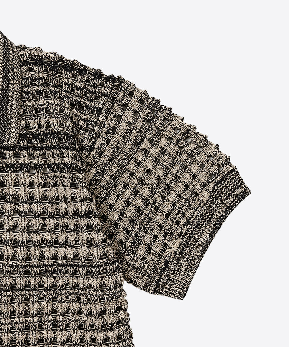 cotton mesh skipper knit | NKNIT