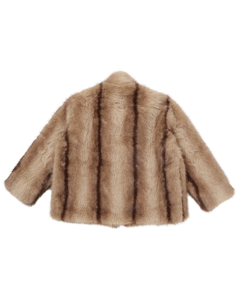 vegan fur big jacket | NKNIT vegan fur big jacket | NKNIT