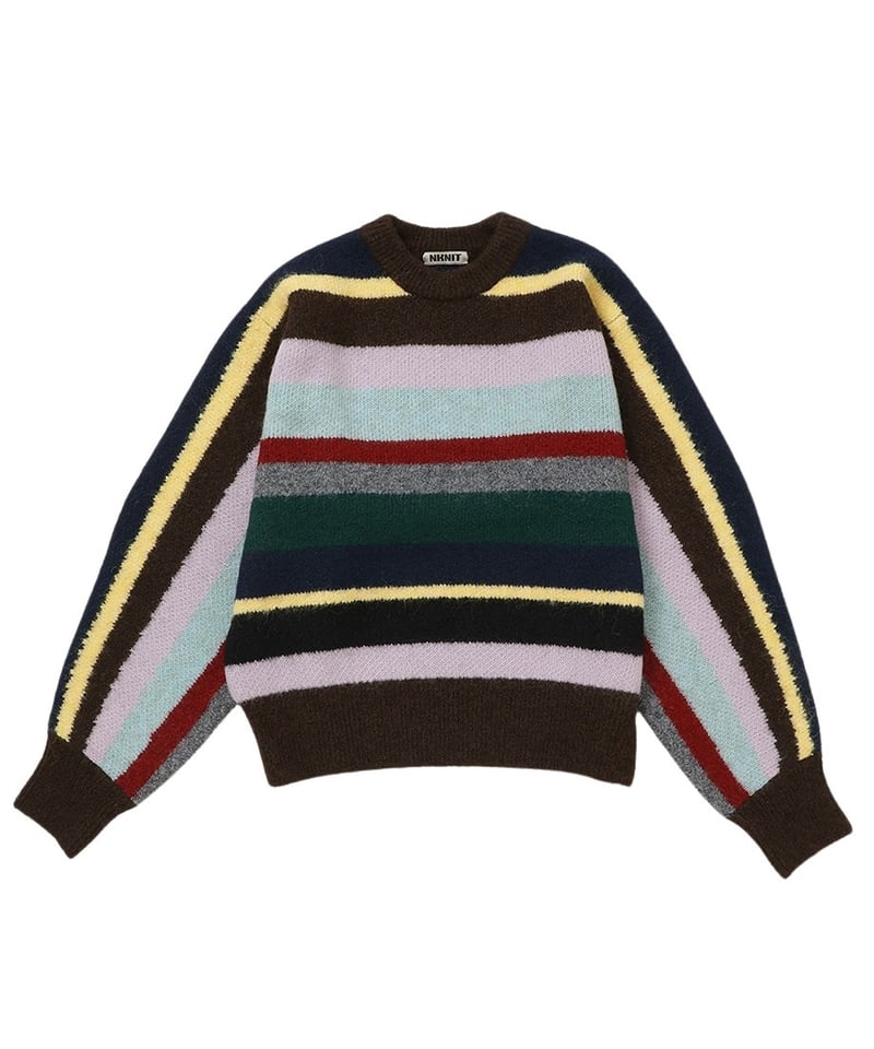 mulch color striped KNIT | NKNIT