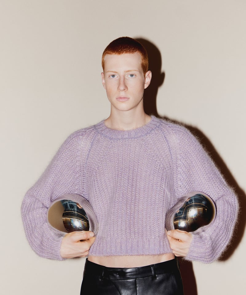 mix color mohair KNIT | NKNIT 