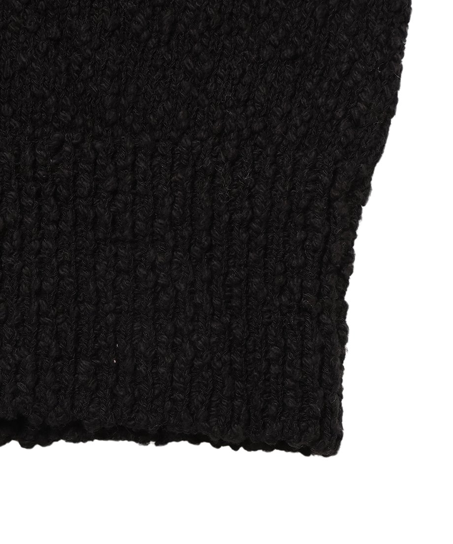 mini V-neck KNIT vest | NKNIT