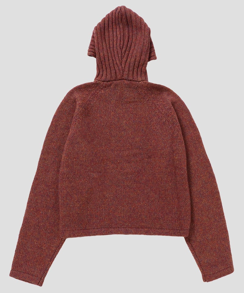 camel mix hooded KNIT | NKNIT