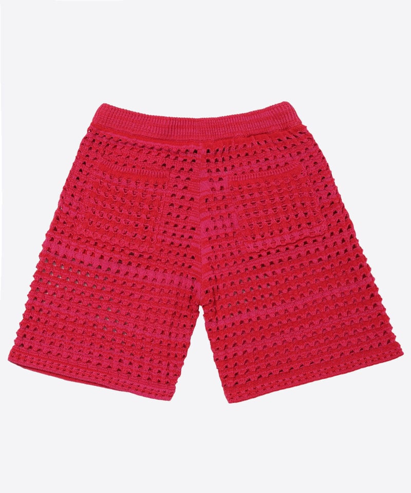 NKINIT cotton mesh knit short pants