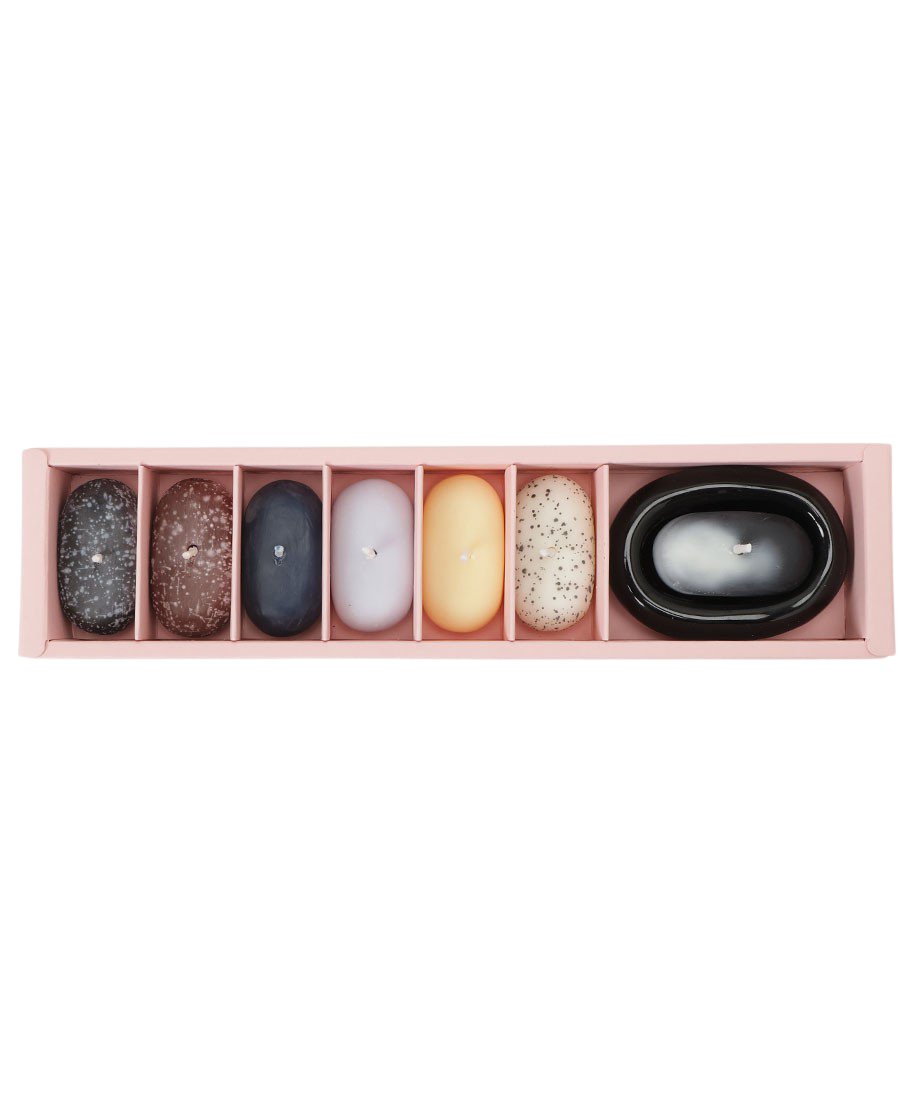 NKNIT×honey flamingo collaboration candle set | NKNIT×honey flamingo collaboration candle set |