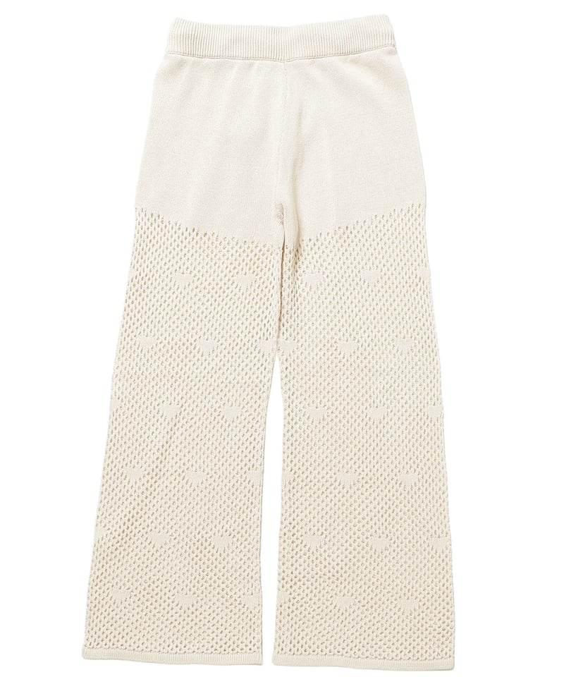 mesh ♡ pattern KNIT pants | NKNIT mesh ♡ pattern KNIT pants | NKNIT