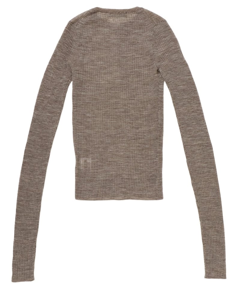 alpaca sheer rib KNIT | NKNIT alpaca sheer rib KNIT | NKNIT