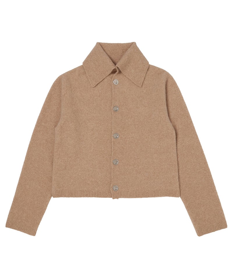 NKNIT fox mix sailor collar cardigan - www.stedile.com.br