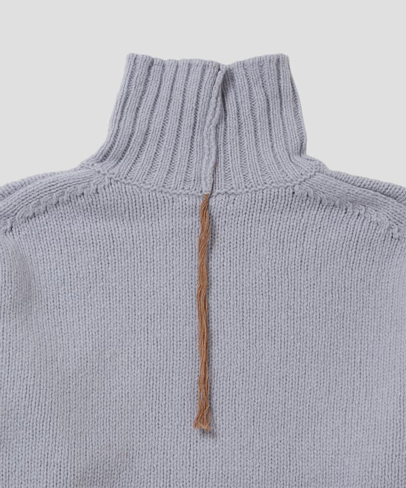 美品】NKNIT color linking turtle KNIT グレー