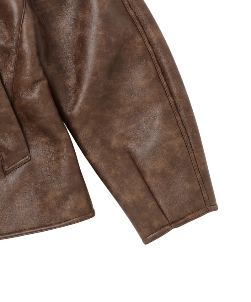 vegan mouton shaped jacket | NKNIT vegan mouton shaped jacket | NKNIT