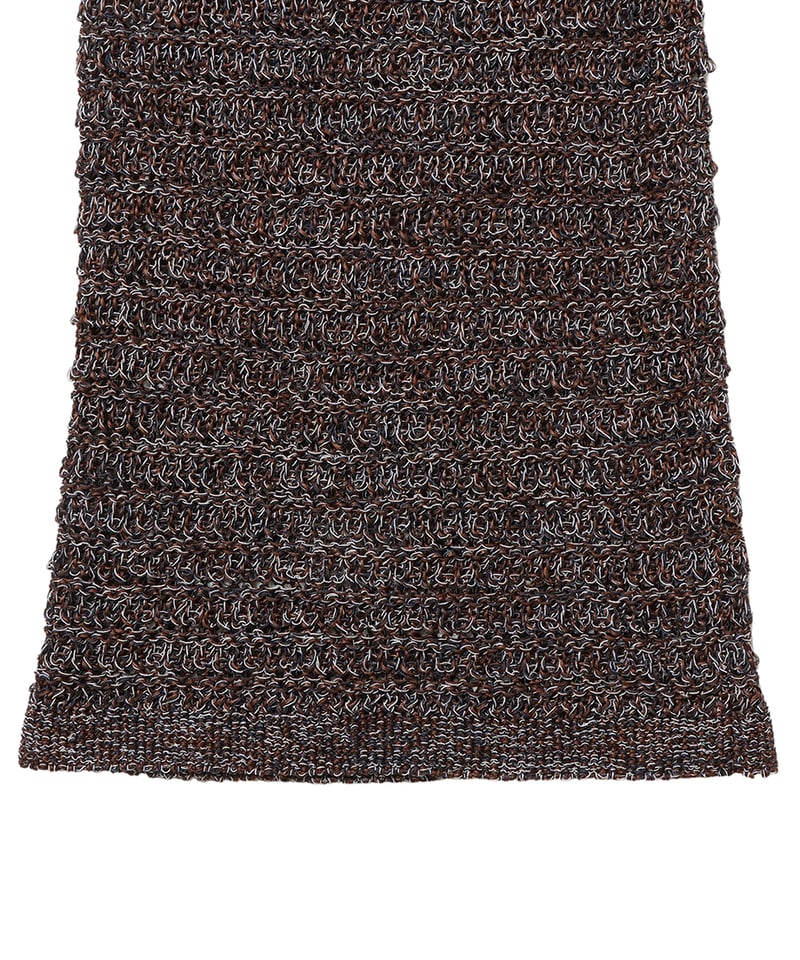 mix color KNIT dress | NKNIT