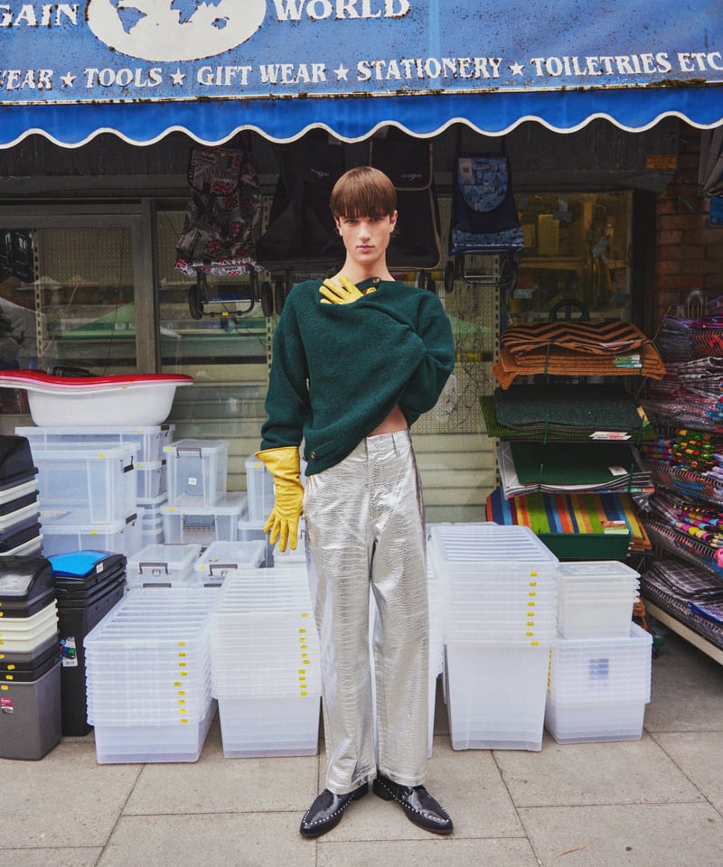 V-neck bouclé KNIT | NKNIT 