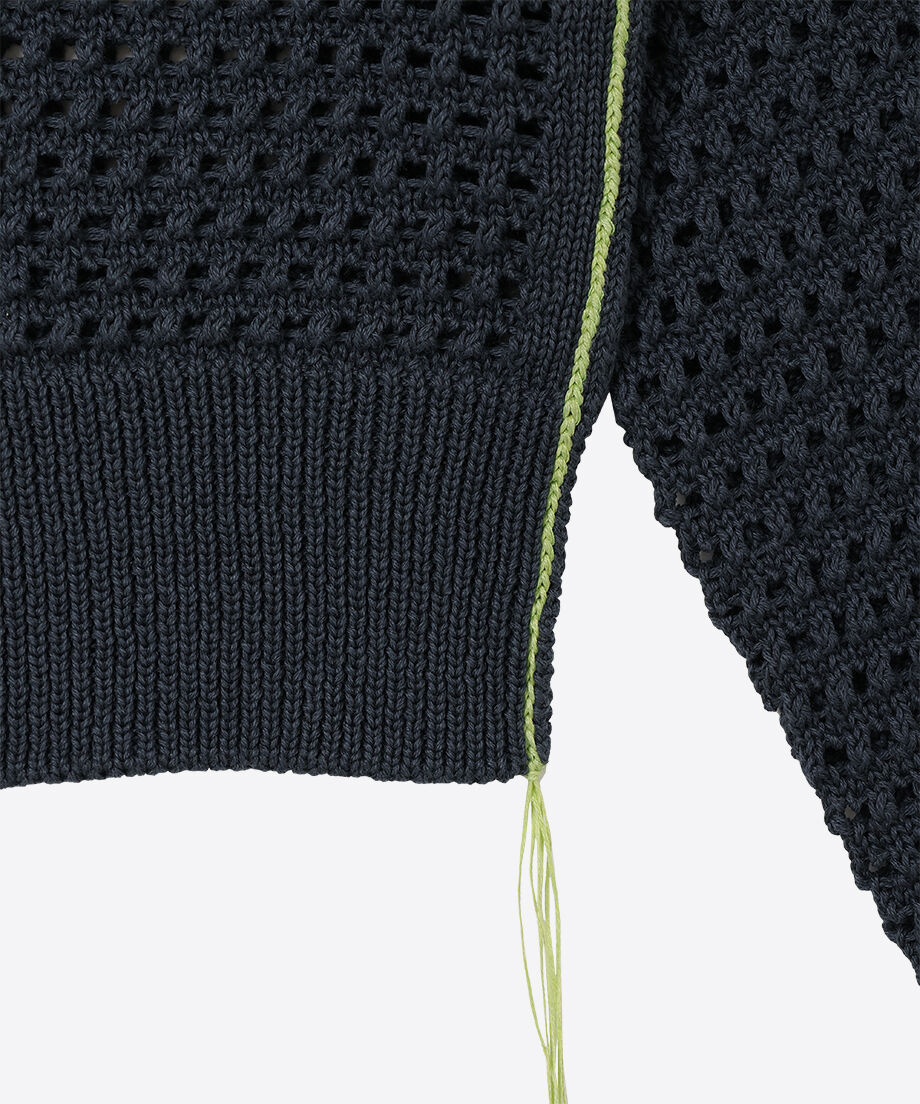short mesh knit zip foodie | NKNIT short mesh knit zip foodie | NKNIT
