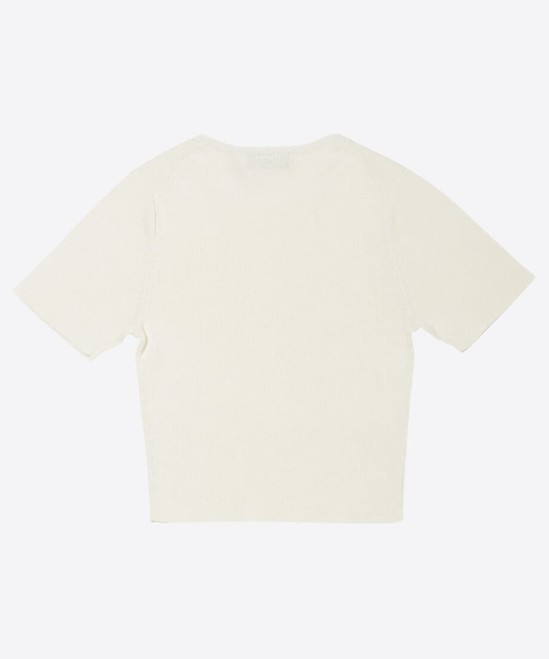 paper mix mini knit T-shirt | NKNIT