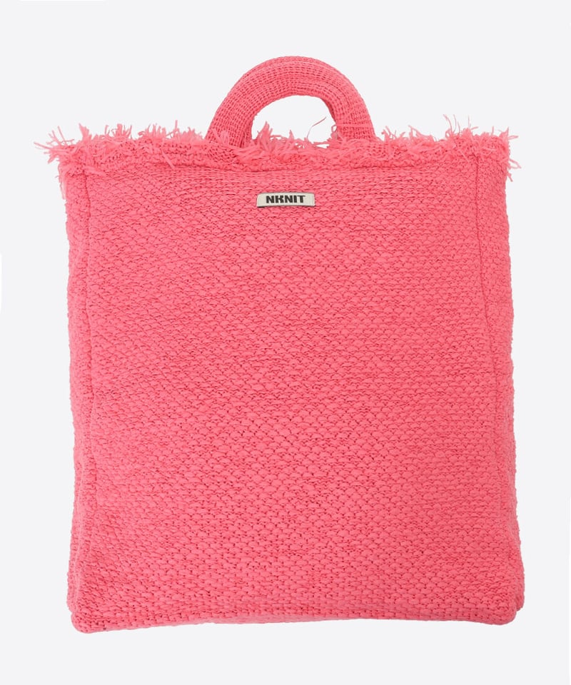 fringe knit big bag | NKNIT