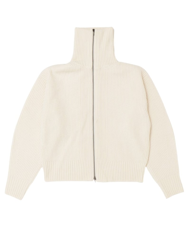 nknit zipper double collar KNIT 