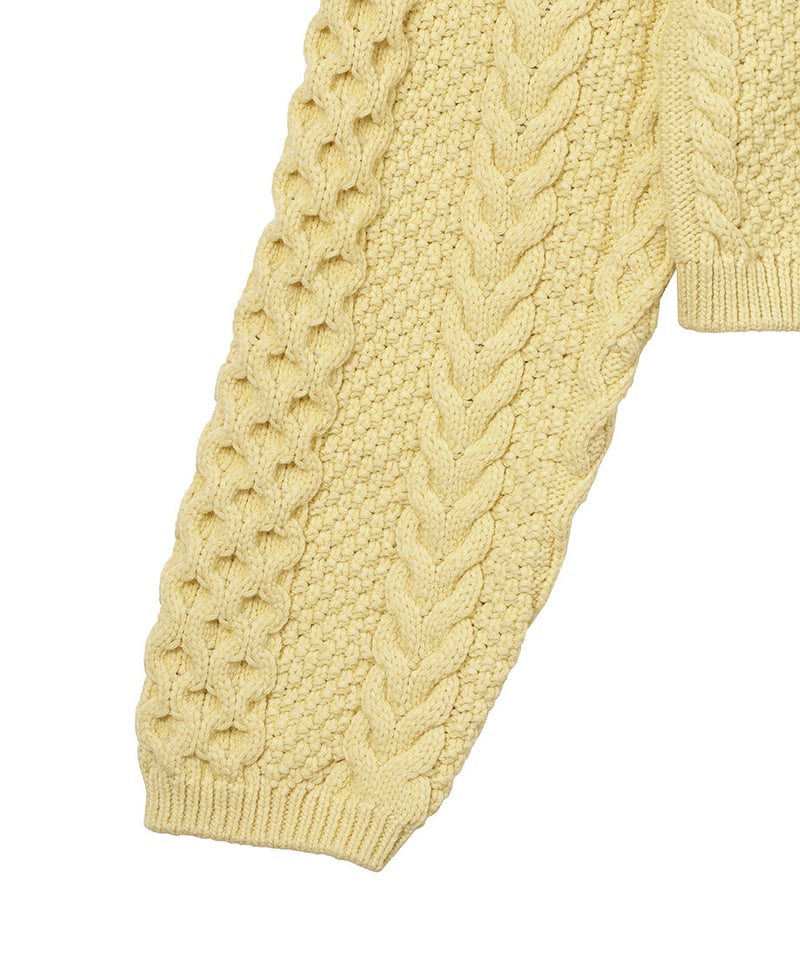 deep V cable KNIT | NKNIT deep V cable KNIT | NKNIT