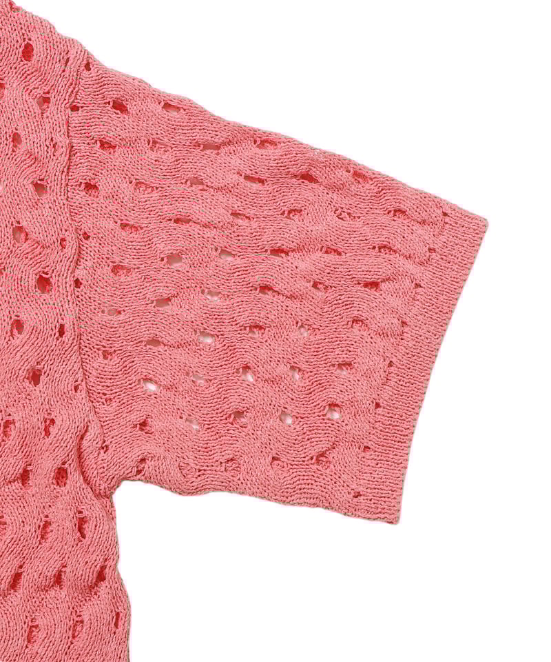 wave pattern KNIT shirt | NKNIT wave pattern KNIT shirt | NKNIT