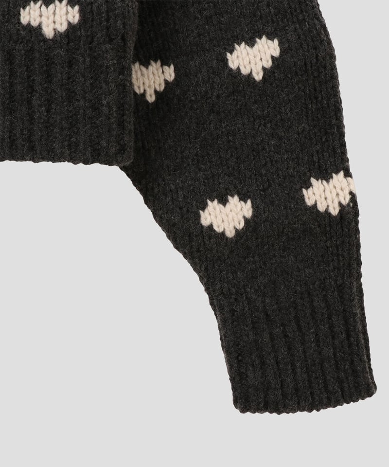 値下げNKNIT striped sponge knit