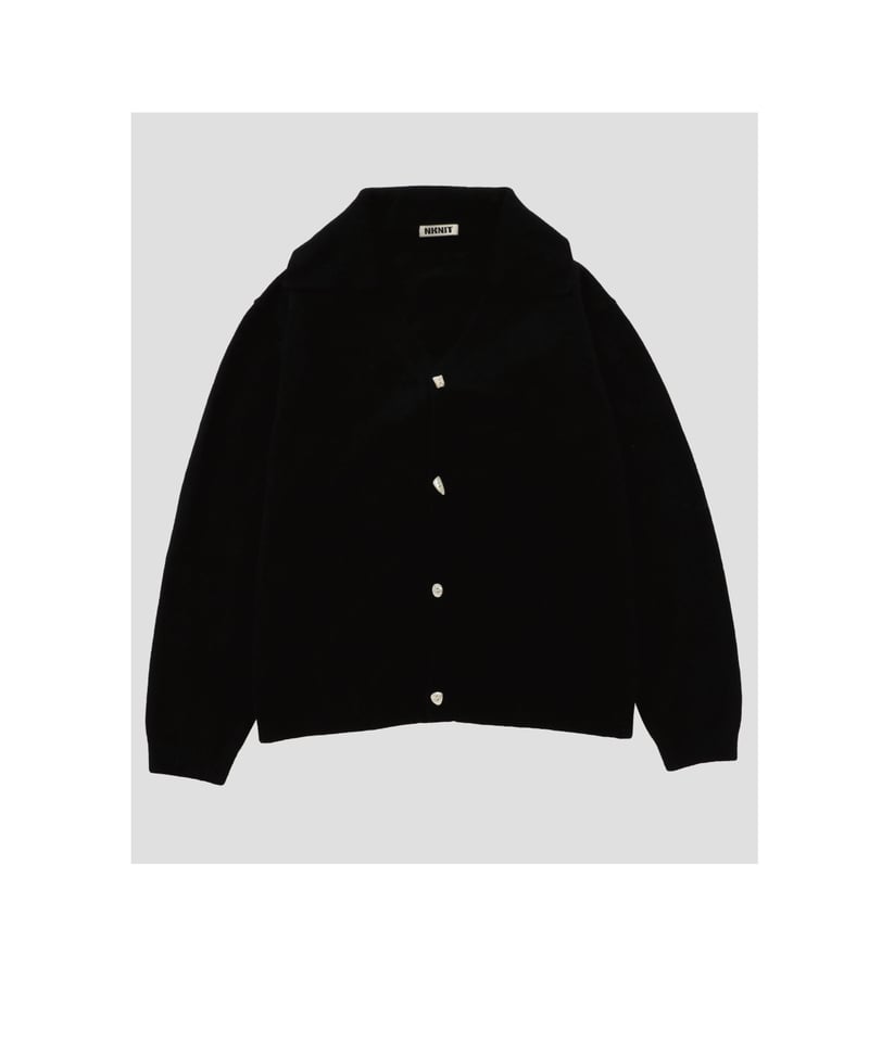 raccoon mix collar KNIT cardigan | NKNIT raccoon mix collar KNIT cardigan | NKNIT