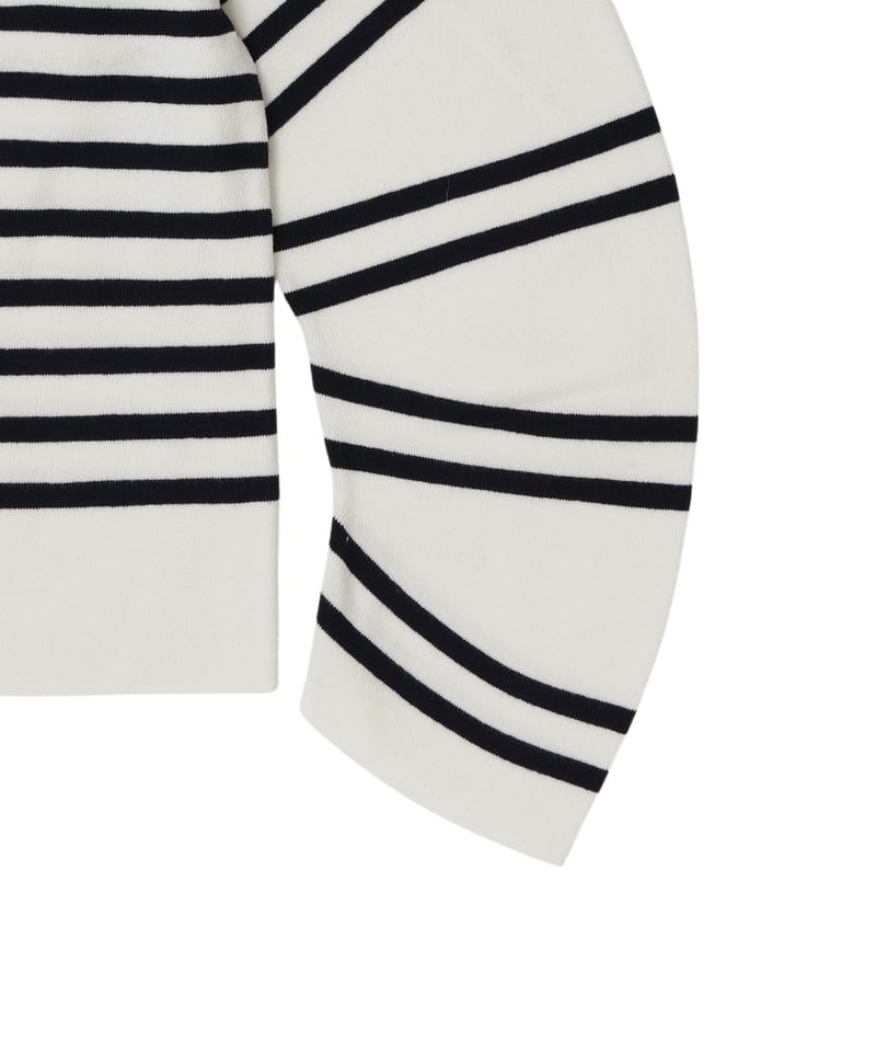 未使用 NKNIT curved arm cotton KNIT ニット 長袖