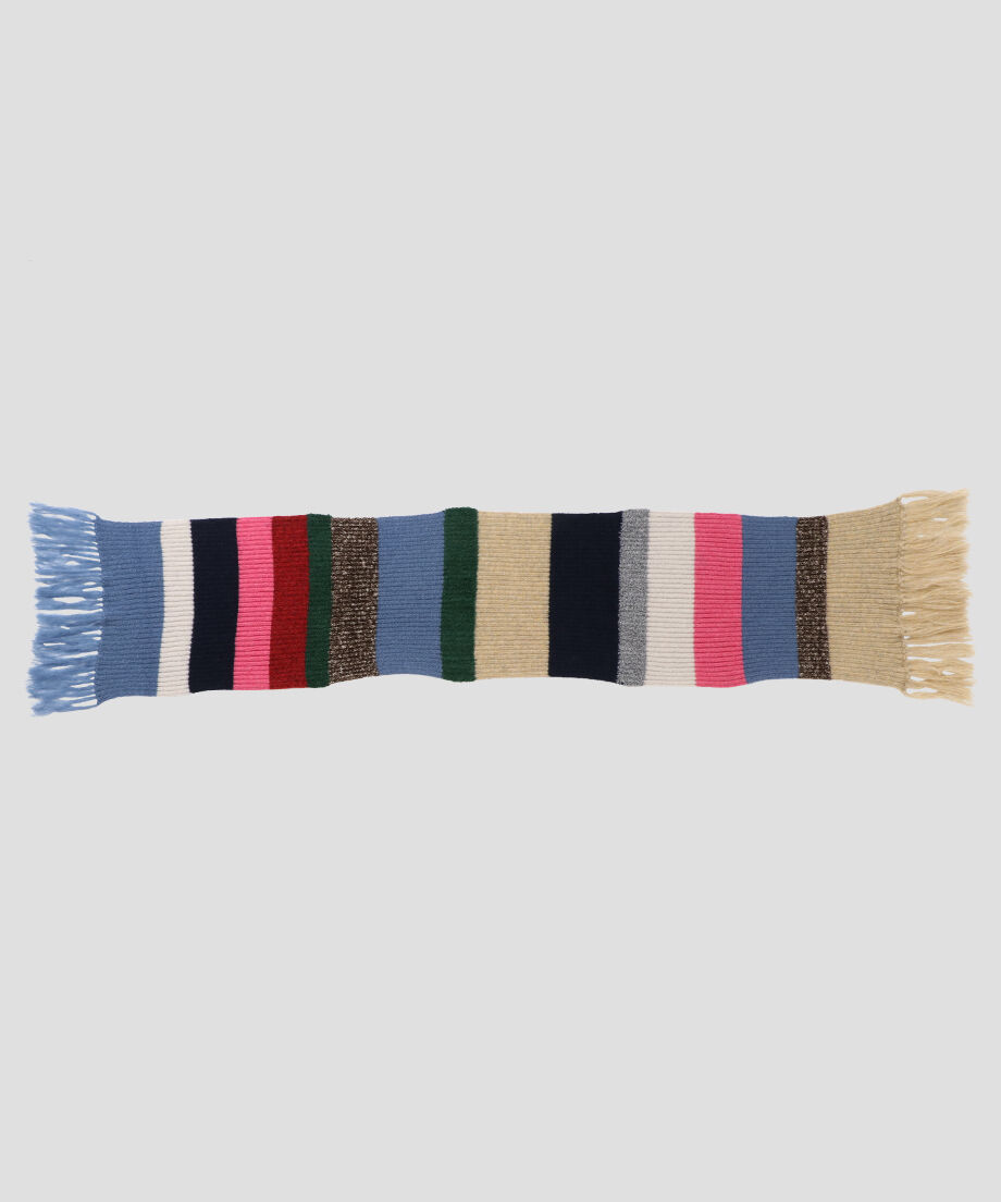 小物 NKNIT mix stripe big KNIT scarf mix stripe big KNIT scarf | NKNIT