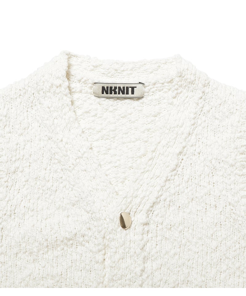 mini V-neck KNIT vest | NKNIT mini V-neck KNIT vest | NKNIT