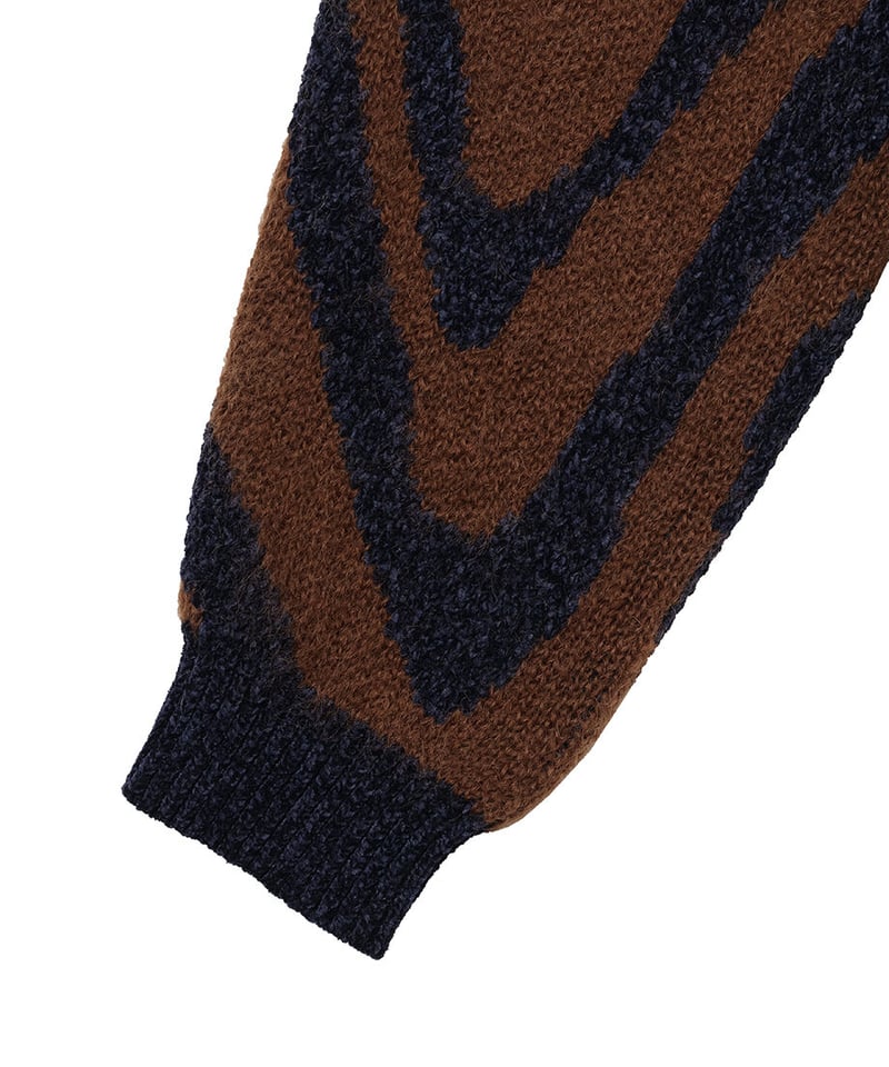 wave jacquard KNIT BIG