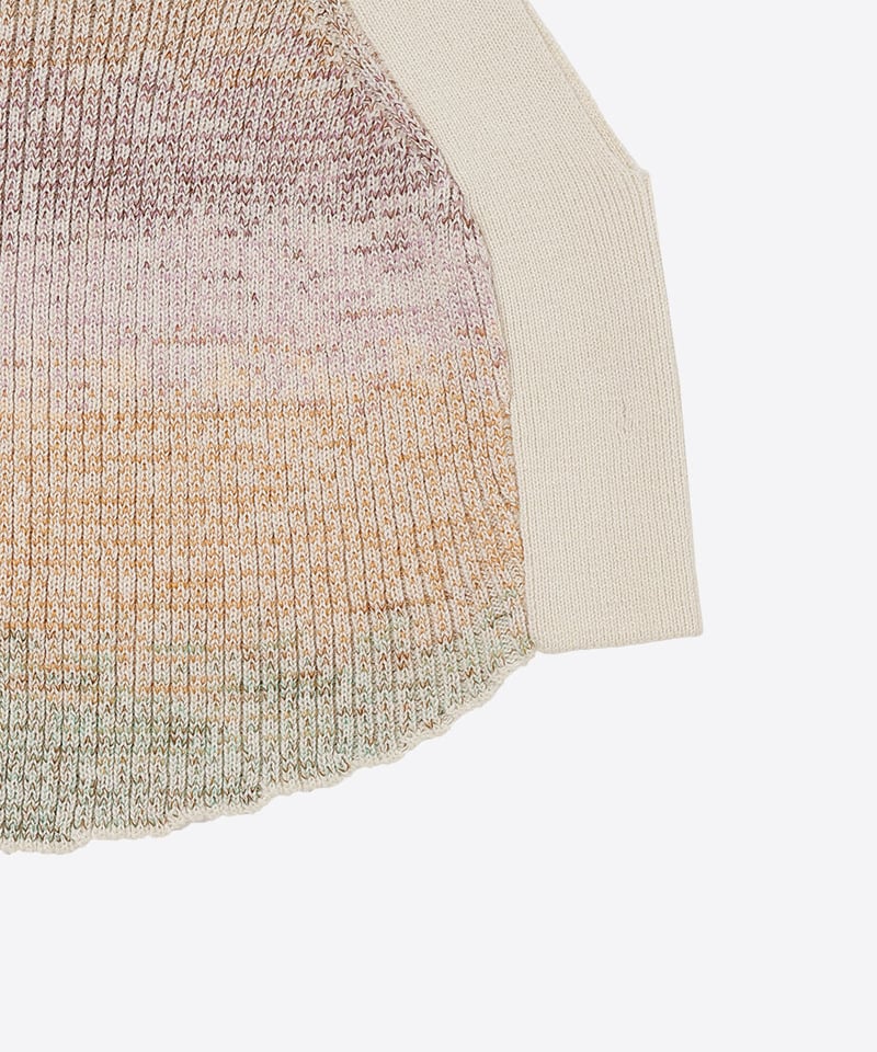 cotton rib short knit tank top | NKNIT cotton rib short knit tank top | NKNIT