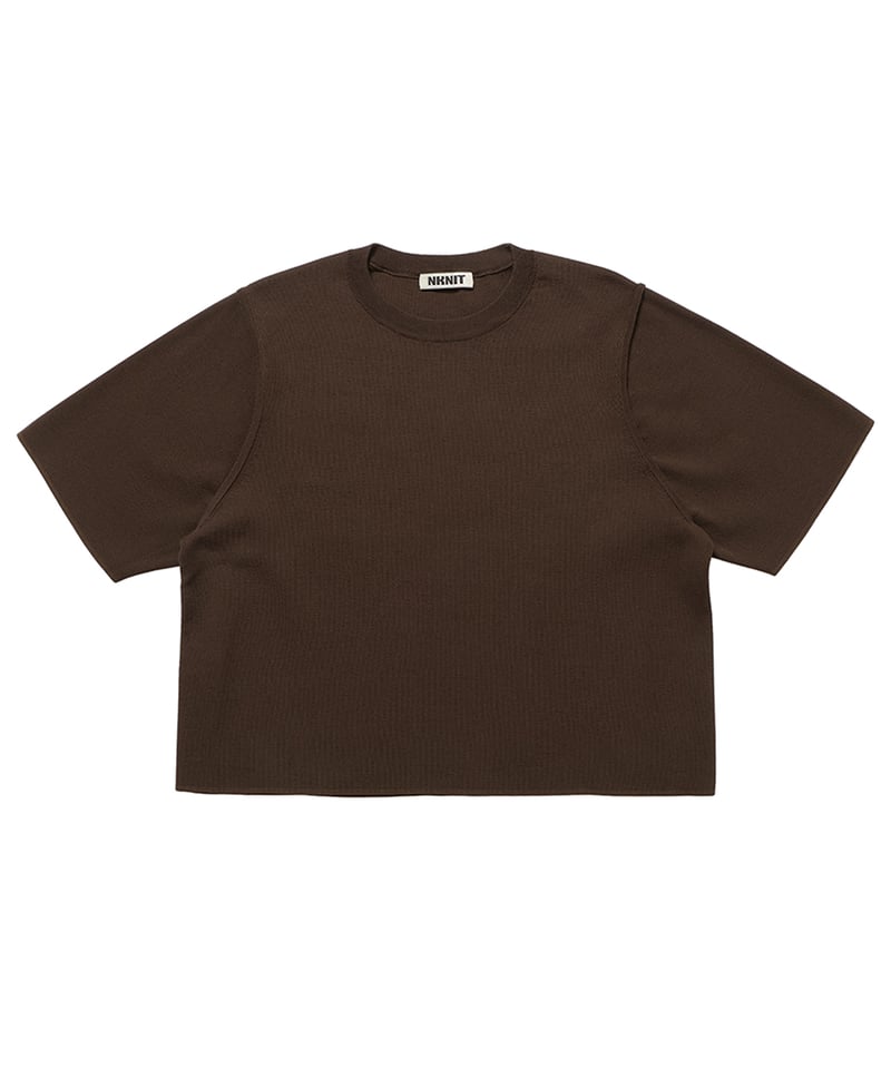 back slit KNIT T-shirt | NKNIT