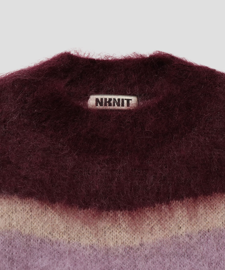 wave pattern mohair KNIT | NKNIT