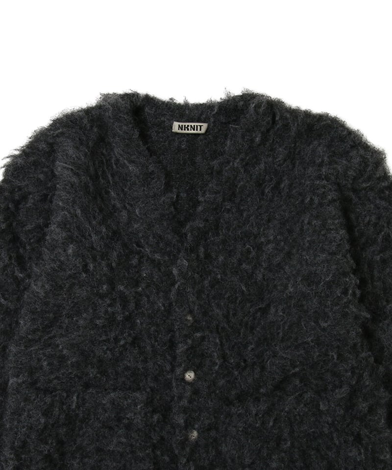 shaggy long KNIT cardigan | NKNIT shaggy long KNIT cardigan | NKNIT