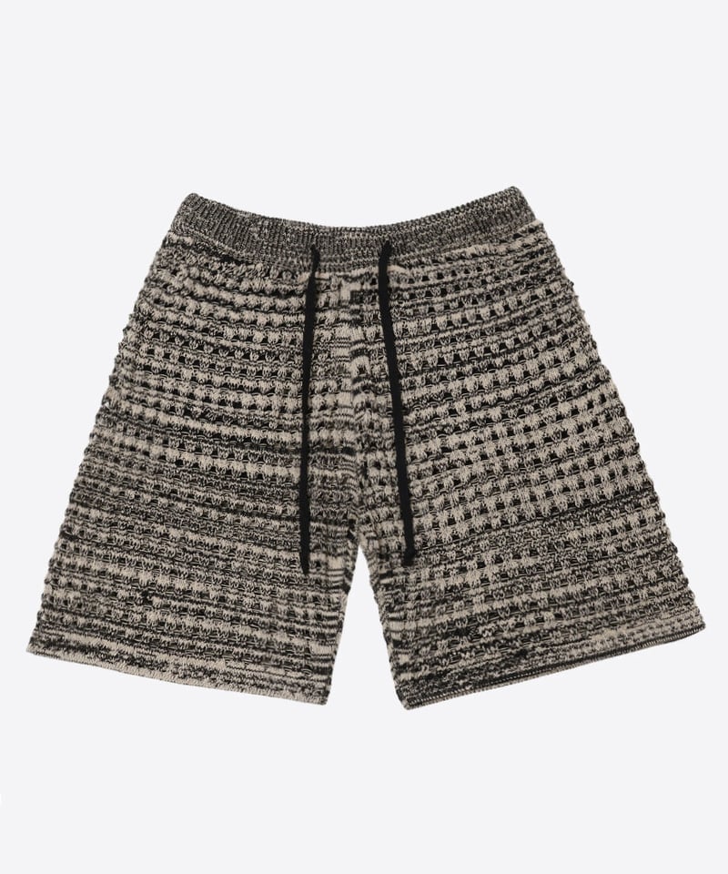 cotton mesh knit short pants | NKNIT
