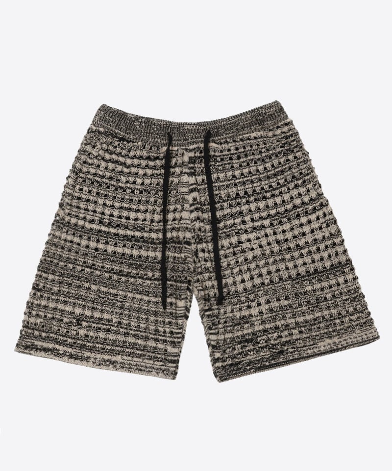 NKNIT cotton mesh knit short pants nknit - ショートパンツ