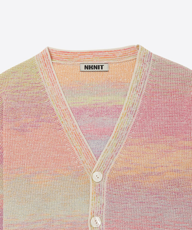 cotton mix sleeve pocket knit cardigan | NKNIT