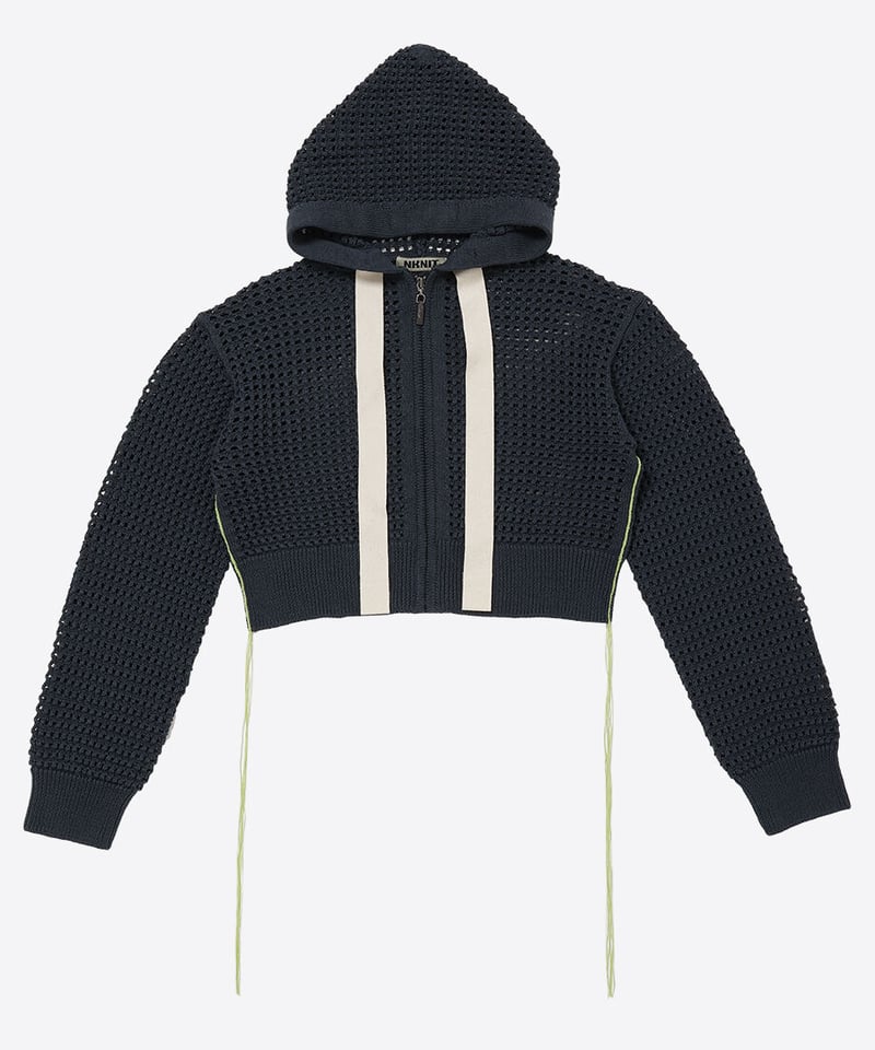 NKNIT mesh knit zip foodie - speedlb.com