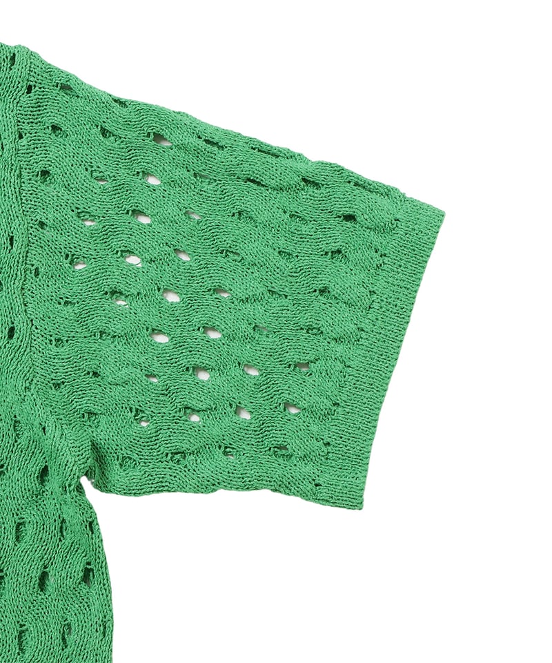 wave pattern KNIT shirt | NKNIT wave pattern KNIT shirt | NKNIT