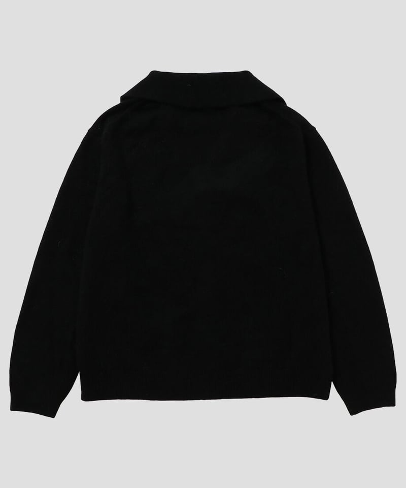 raccoon mix collar KNIT cardigan | NKNIT raccoon mix collar KNIT cardigan | NKNIT